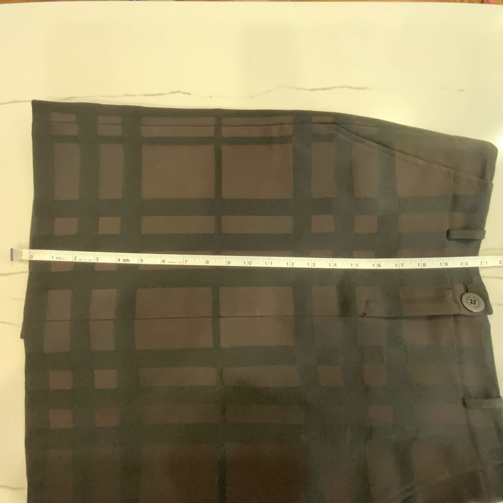 Burberry Brown and Black Plaid Tailored Blazer Jacket - Picture 12 of 16